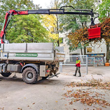 Häckseln von Schnittgut